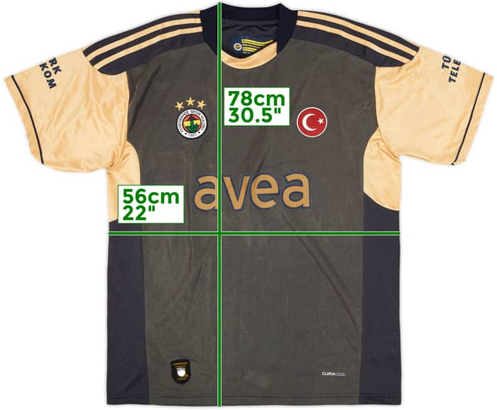 2011-12 Fenerbahce Third Shirt - 9/10 - (XL)