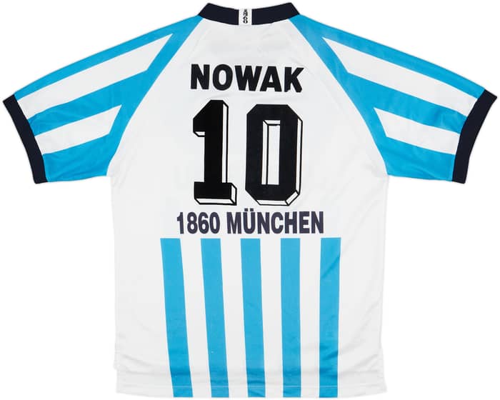 1995-96 1860 Munich Home Shirt Nowak #10 - 7/10 - (L)