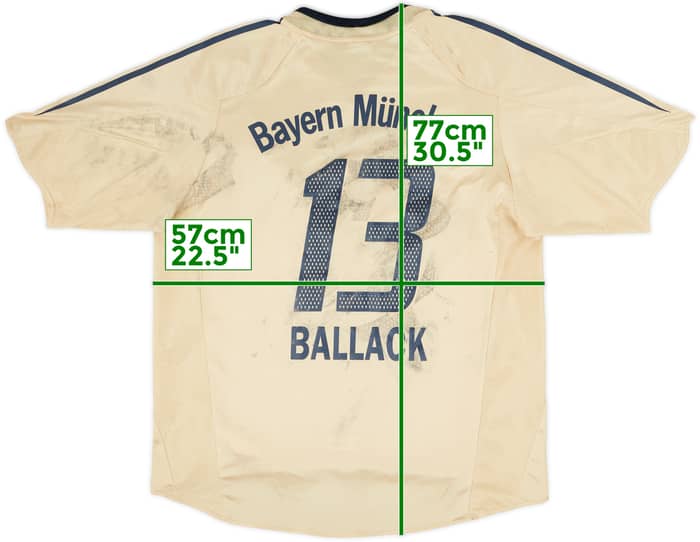 2004-05 Bayern Munich Away Shirt Ballack #13 - 4/10 - (XL)