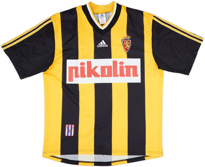 1998-99 Real Zaragoza Away Shirt Sundgren #22 - 6/10 - (L)