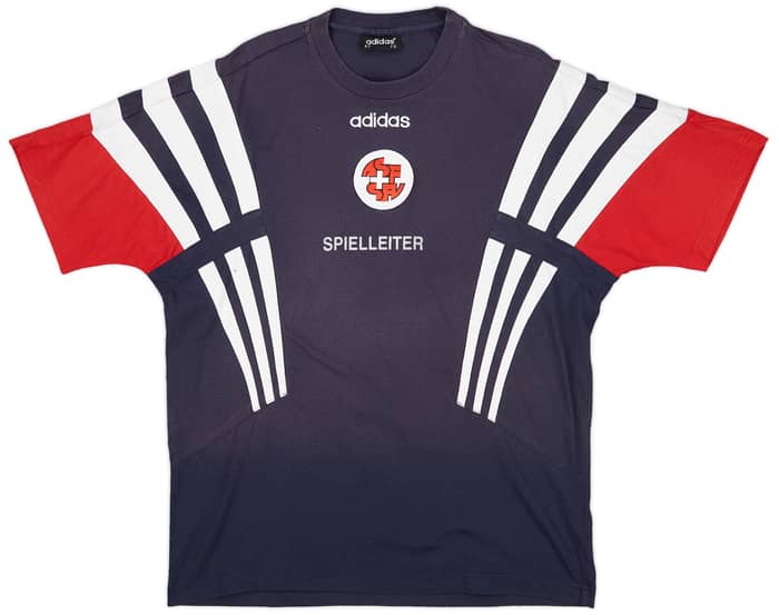 1996-98 Switzerland adidas Cotton Tee - 6/10 - (XL)