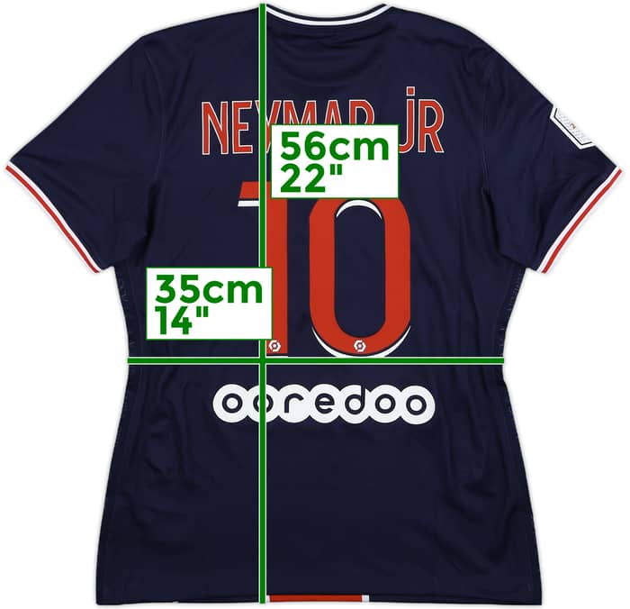 2020-21 Paris Saint-Germain Home Shirt Neymar Jr #10 (Women's M)