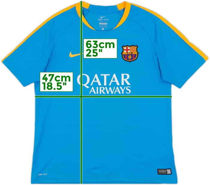 2015-16 Barcelona Nike Training Shirt - 6/10 - (XL.Boys)