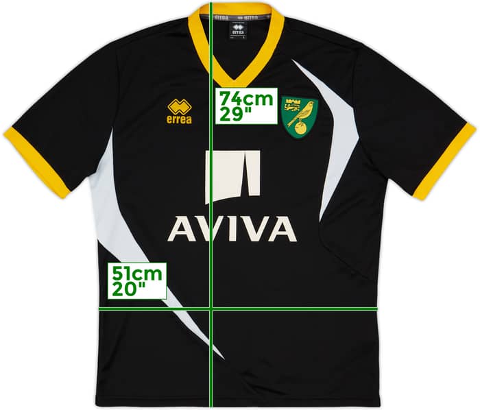 2014-15 Norwich City Errea Training Shirt - 8/10 - (L)