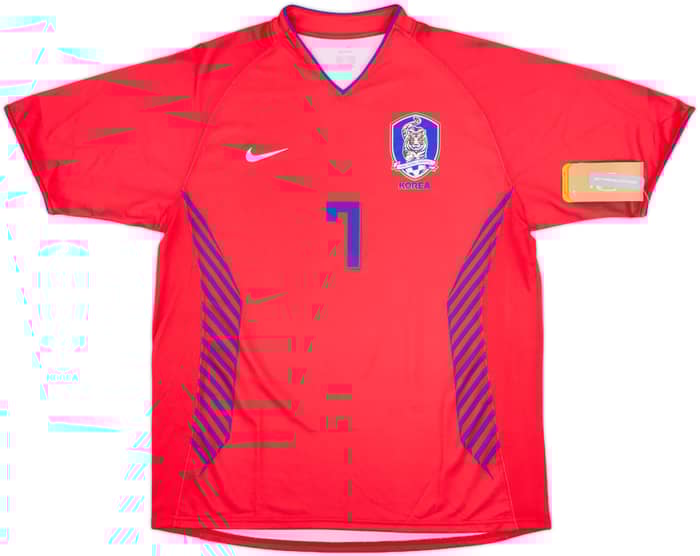 2006-08 South Korea Home Shirt Ji Sung #7 (L)