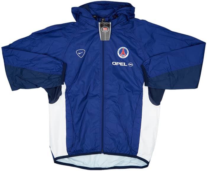 2000-01 Paris Saint-Germain Player Issue Nike Hooded Rain Jacket (S)
