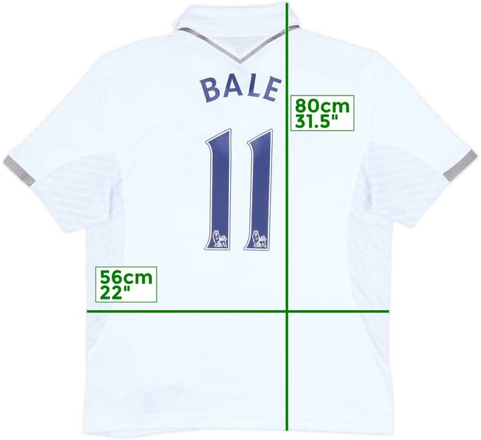 2012-13 Tottenham Home Shirt Bale #11 - 7/10 - (XL)