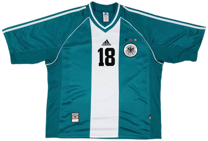 1998-00 Germany Away Shirt Klinsmann #18 - 8/10 - (XL)