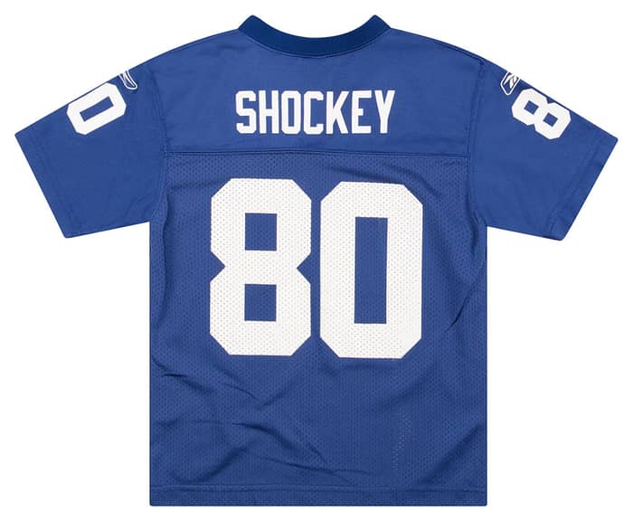 2007 New York Giants Shockey #80 Reebok Replica Jersey (Home) Y