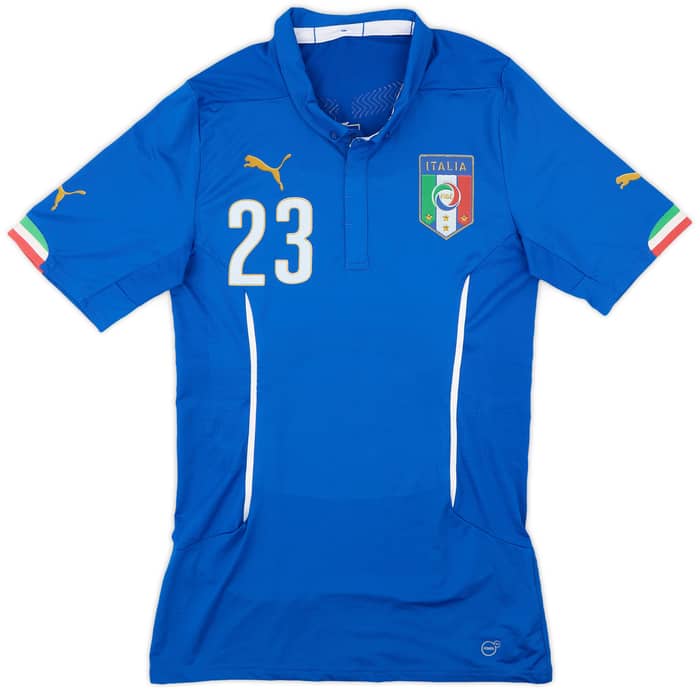 2014-15 Italy Player Issue Home Shirt #23 - 9/10 - (XL)