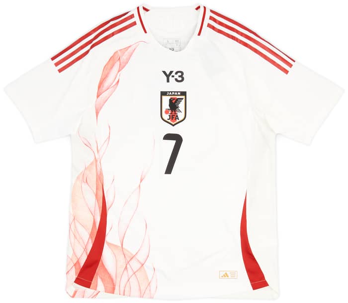 2024-25 Japan adidas Y-3 Authentic Away Shirt Mitoma #7