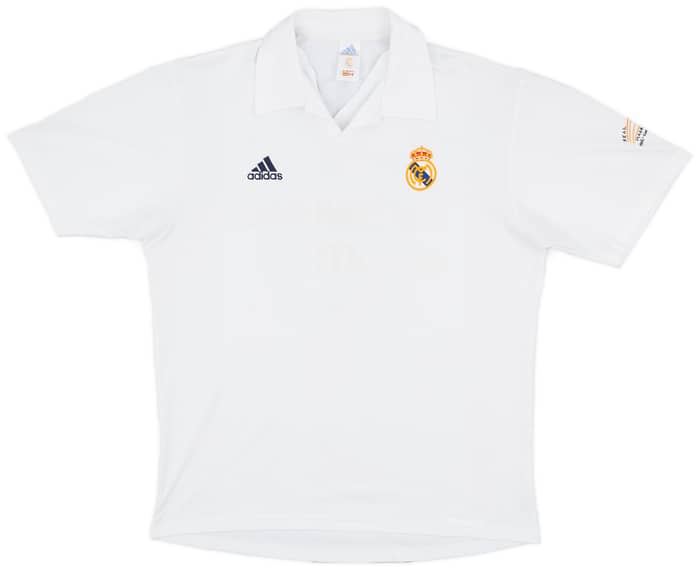 2001-02 Real Madrid Home Shirt Figo #10 - 4/10 - (XL)