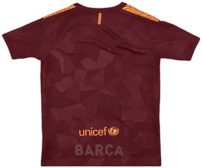 2017-18 Barcelona Third Shirt - 9/10 - (XL.Boys)