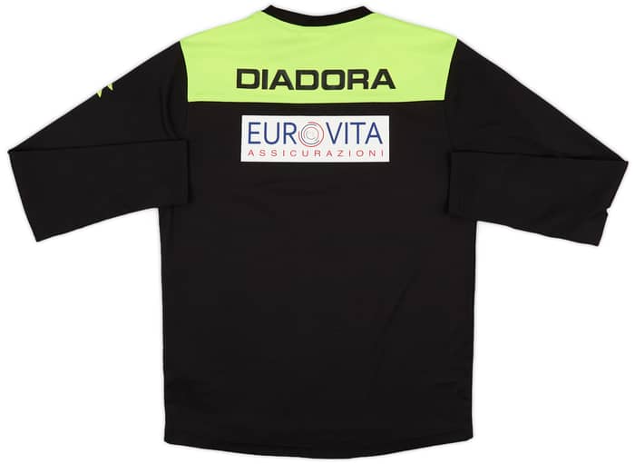 2000s Italy FIGC Diadora Referee L/S Shirt - 9/10 - (XS)