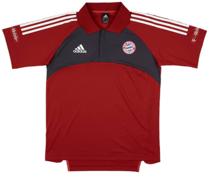 2002-03 Bayern Munich adidas 1/4 Zip Polo Shirt - 8/10 - (S)