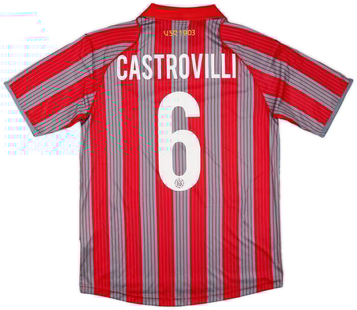 2012-13 Cremonese Home Shirt Castrovilli #6 - 9/10 - (L)