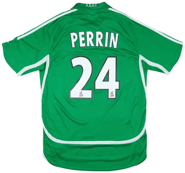 2006-07 Saint Etienne Home Shirt Perrin #24 - 6/10 - (S)