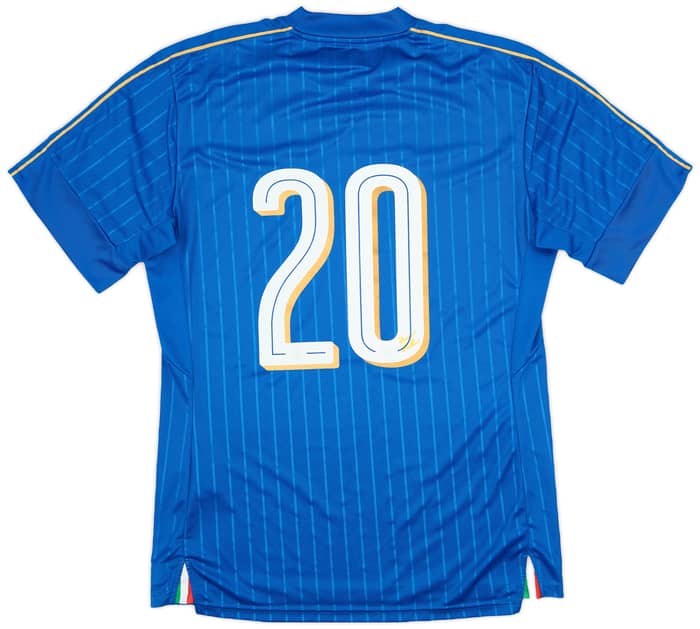2016-17 Italy Player Issue Home Shirt #20 - 5/10 - (L)