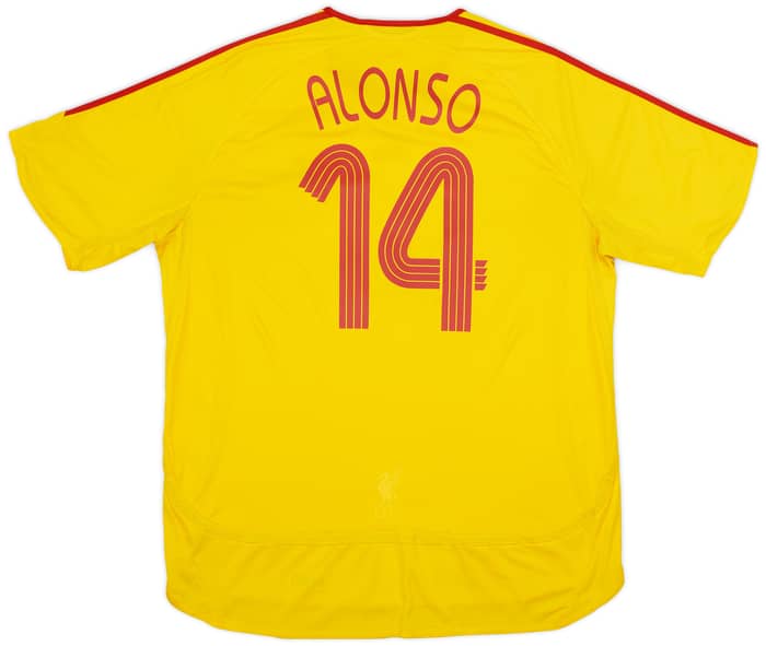 2006-07 Liverpool Away Shirt Alonso #14 - 5/10 - (XXL)