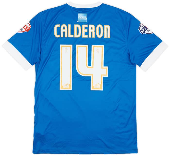 2015-16 Brighton Match Issue Home Shirt Calderon #14
