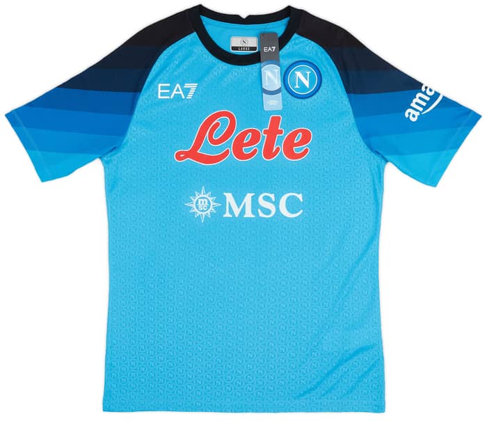 2022-23 Napoli Authentic Home Shirt Kvaratskhelia #77