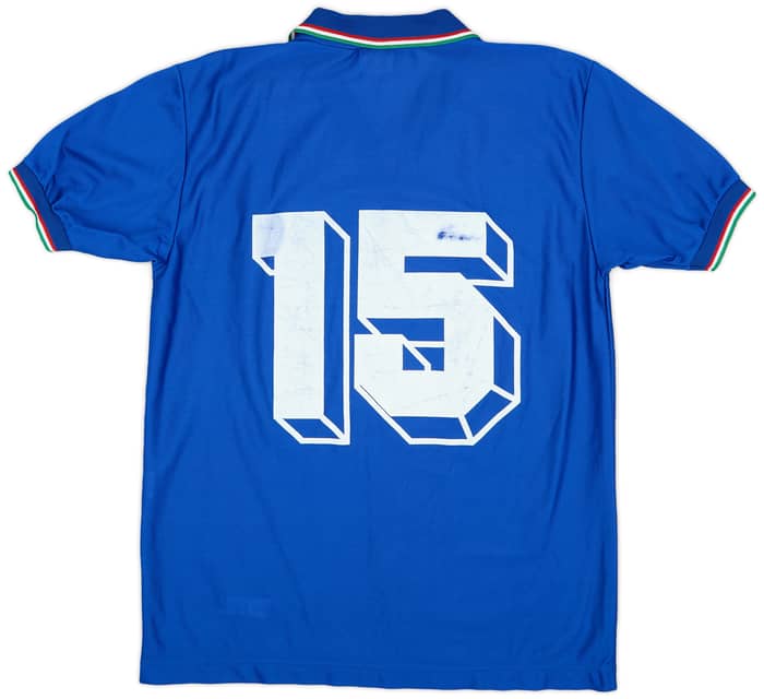 1986-88 Italy Home Shirt #15 (Baggio) - 6/10 - (M)