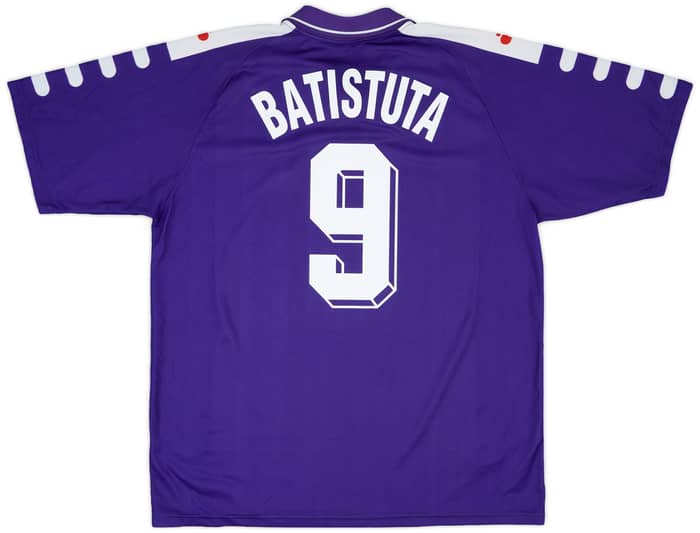 1998-99 Fiorentina Home Shirt Batistuta #9 - 9/10 - (XL)