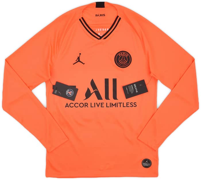 2019-20 Paris Saint-Germain Away L/S Shirt Mbappe #7 (S)
