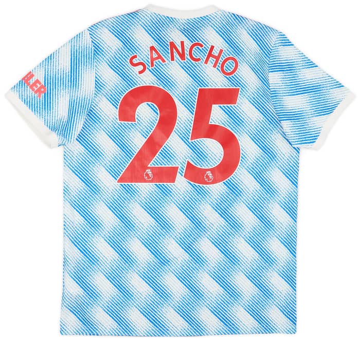 2021-22 Manchester United Away Shirt Sancho #25 - 8/10 - (L)