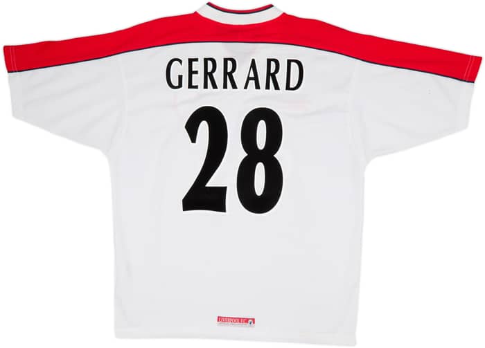 1998-99 Liverpool Away Shirt Gerrard #28 - 5/10 - (L)