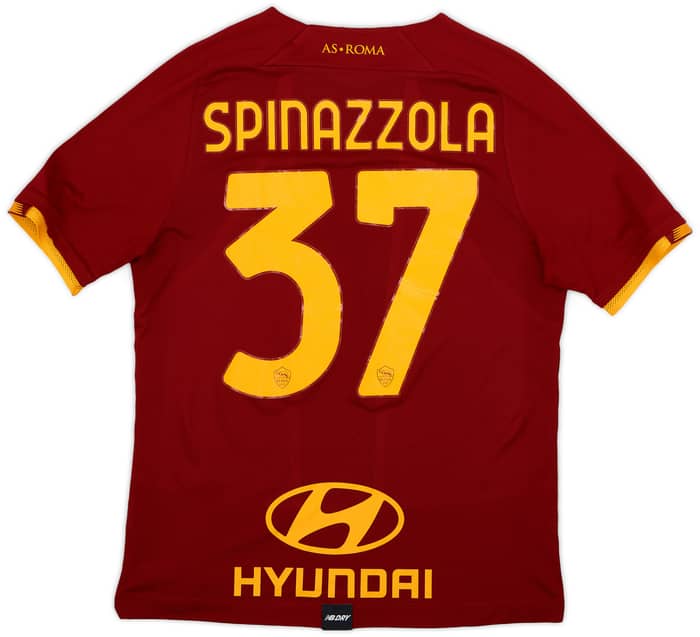 2021-22 Roma Home Shirt Spinazzola #37 - 10/10 - (S)