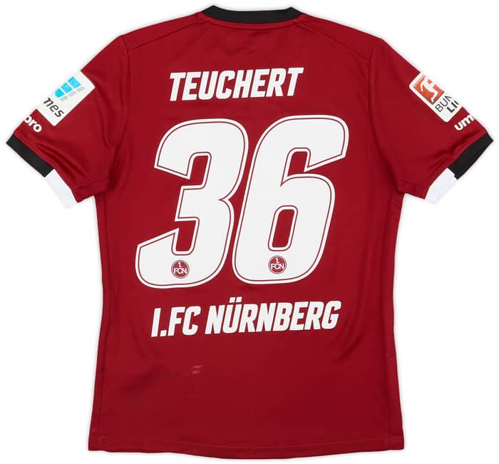 2016-17 Nurnberg Squad Signed Home Shirt Teuchert #36 - 7/10 - (XL.Boys)