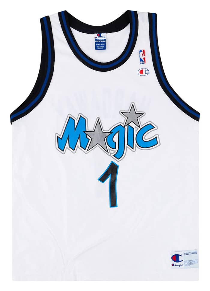 1995-98 Orlando Magic Hardaway #1 Champion Jersey (Home) L