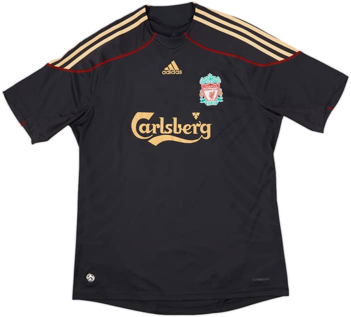 2009-10 Liverpool Away Shirt Gerrard #8 - 7/10 - (L)