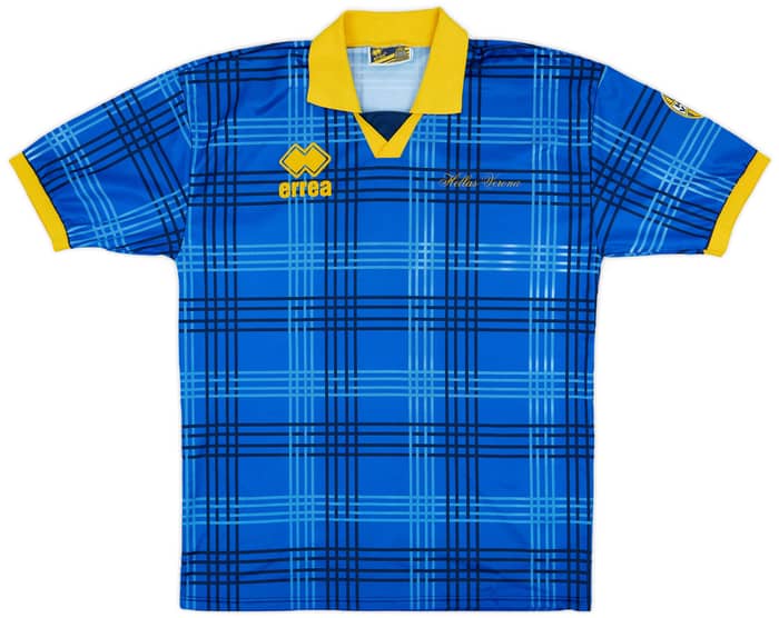 1995-96 Hellas Verona Errea Training Shirt #9 - 8/10 - (L)
