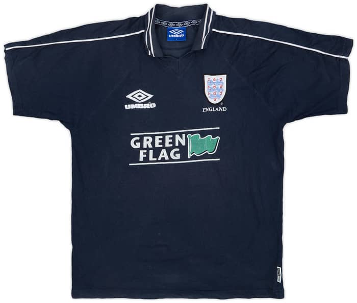 1996-98 England Umbro Polo Shirt - 6/10 - (L)