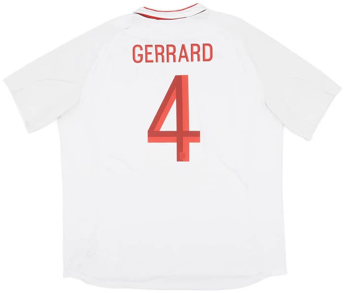2012-13 England Home Shirt Gerrard #4 - 6/10 - (3XL)