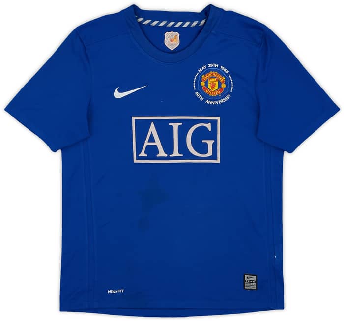 2008-09 Manchester United Third Shirt Evra #3 - 6/10 - (L.Boys)