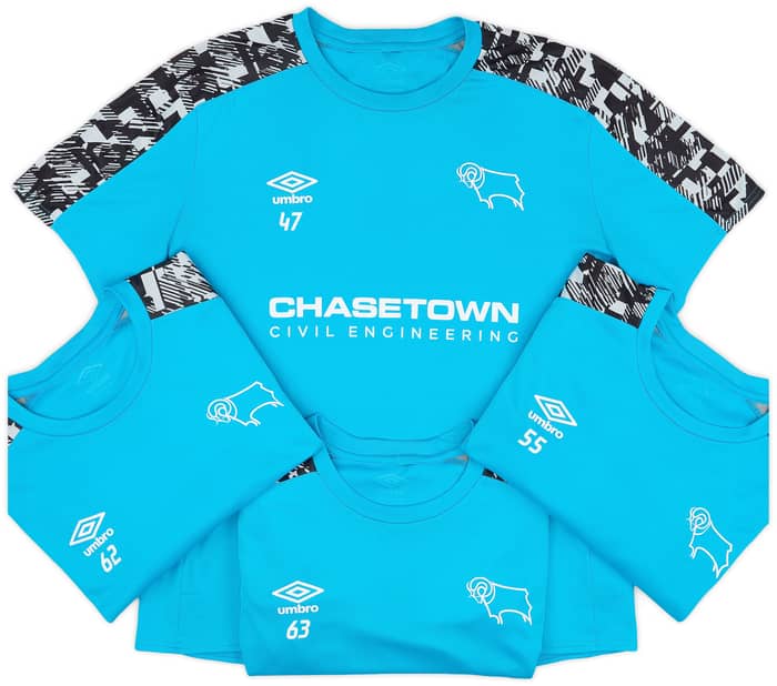 2020-21 Derby County Player Issue Training Shirt # - 7/10