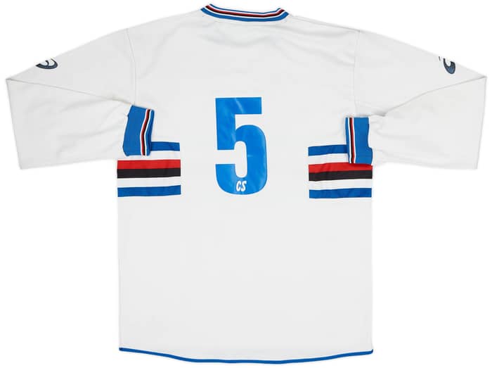2003-04 Sampdoria Asics Training L/S Shirt #5 - 6/10 - (XL)