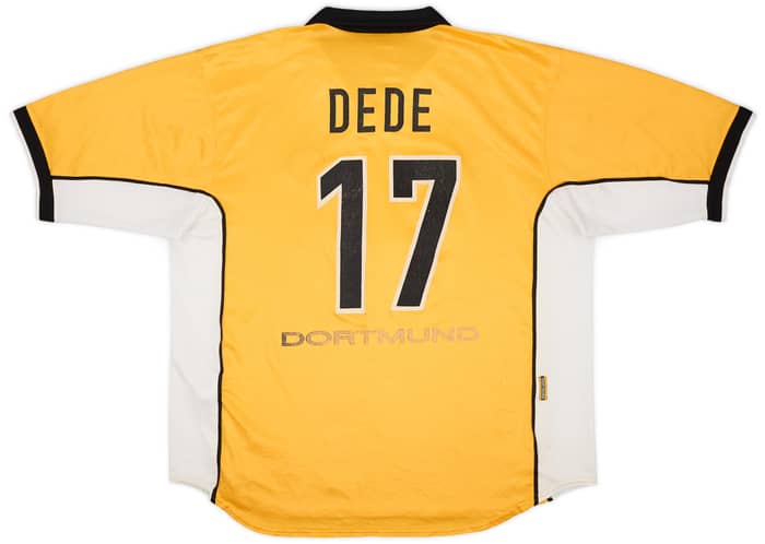 1998-00 Borussia Dortmund Home Shirt Dede #17 - 4/10 - (XXL)