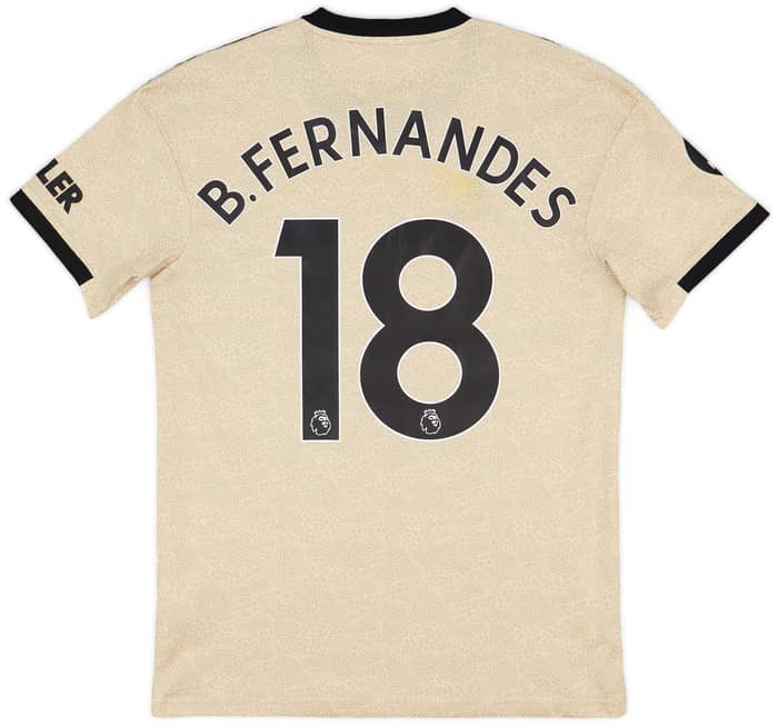2019-20 Manchester United Away Shirt B.Fernandes #18 - 8/10 - (M)