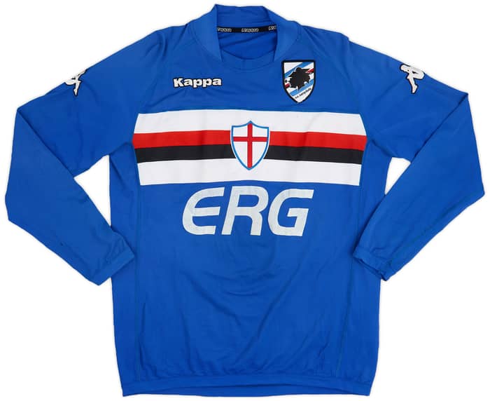 2004-05 Sampdoria Home L/S Shirt Diana #23 - 5/10 - (XL)