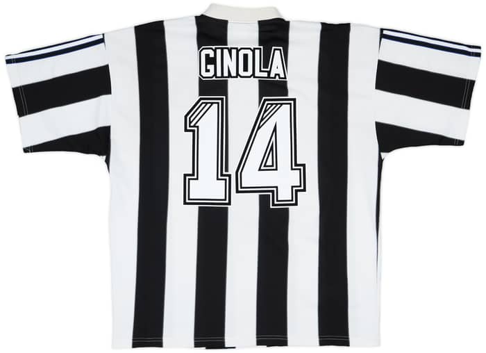 1995-97 Newcastle Home Shirt Ginola #14 - 7/10 - (XL)