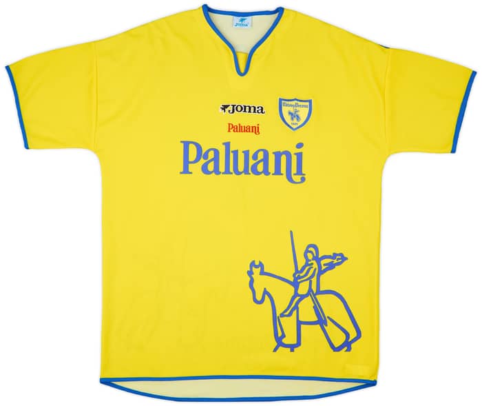 2001-02 Chievo Verona Home Shirt Corini #5 - 9/10 - (XXL)