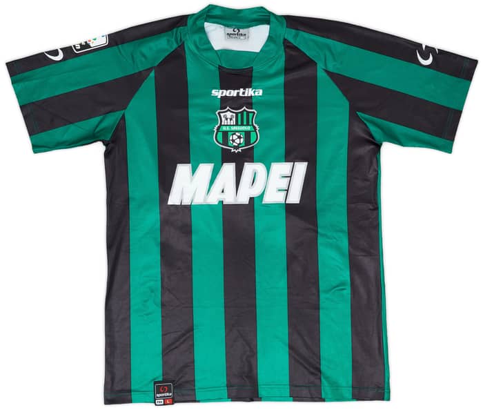 2010-11 Sassuolo Match Issue Home Shirt Fusani #20