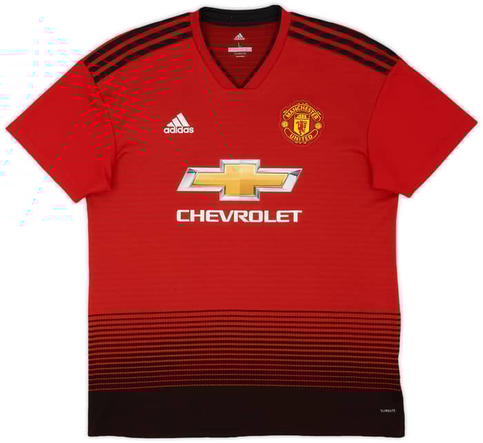2018-19 Manchester United Home Shirt Shaw #23 - 9/10 - (L)