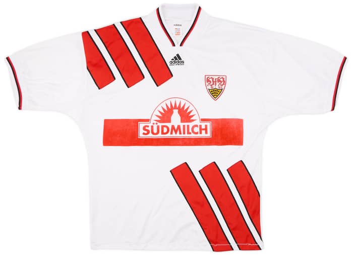 1993-95 Stuttgart Home Shirt Elber #9 - 6/10 - (XL)