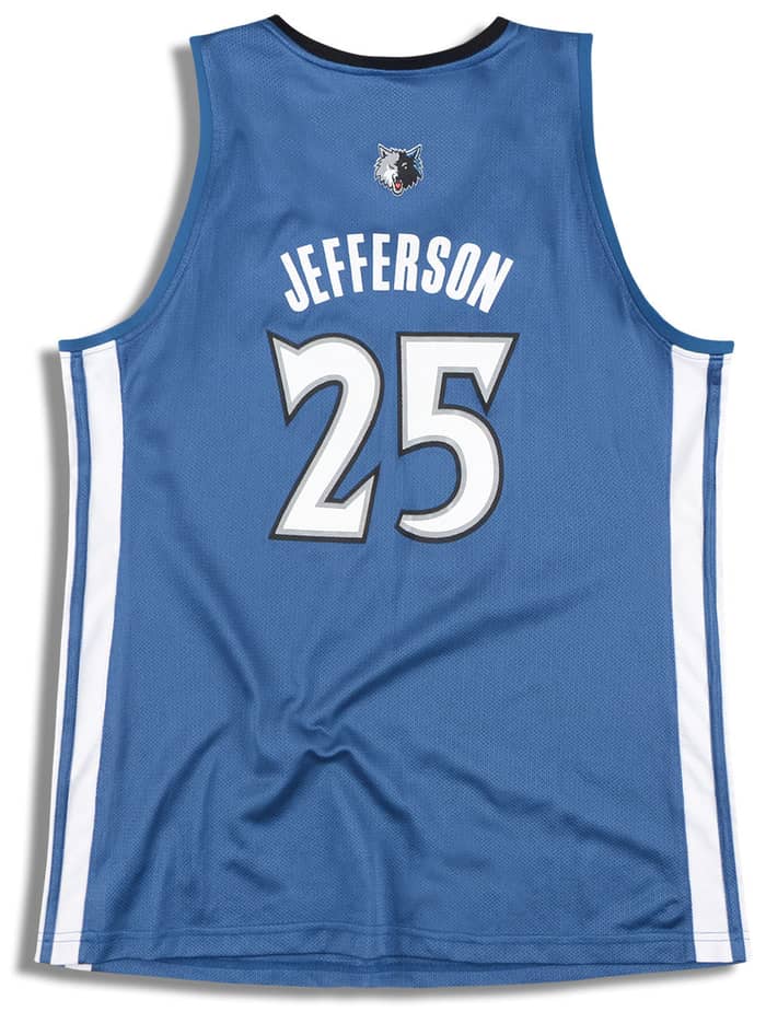 2010 Minnesota Timberwolves Jefferson #25 adidas Jersey (Away) Womens (XXL)