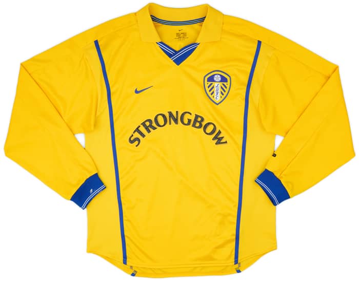 2000-02 Leeds United Away L/S Shirt Keane #7 - 9/10 - (S)